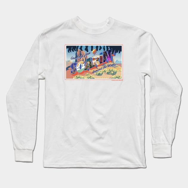 Soarin' Over the world Long Sleeve T-Shirt by MagicalMeltdown